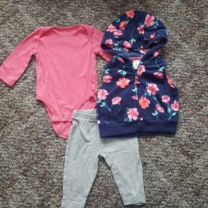 3pc vest set size 3mo